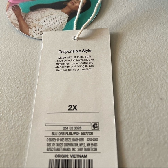 NWT Rhode for Target Zinnia Floral Print Medium Coverage One Piece Swimsuit 2X - Picture 13 of 16